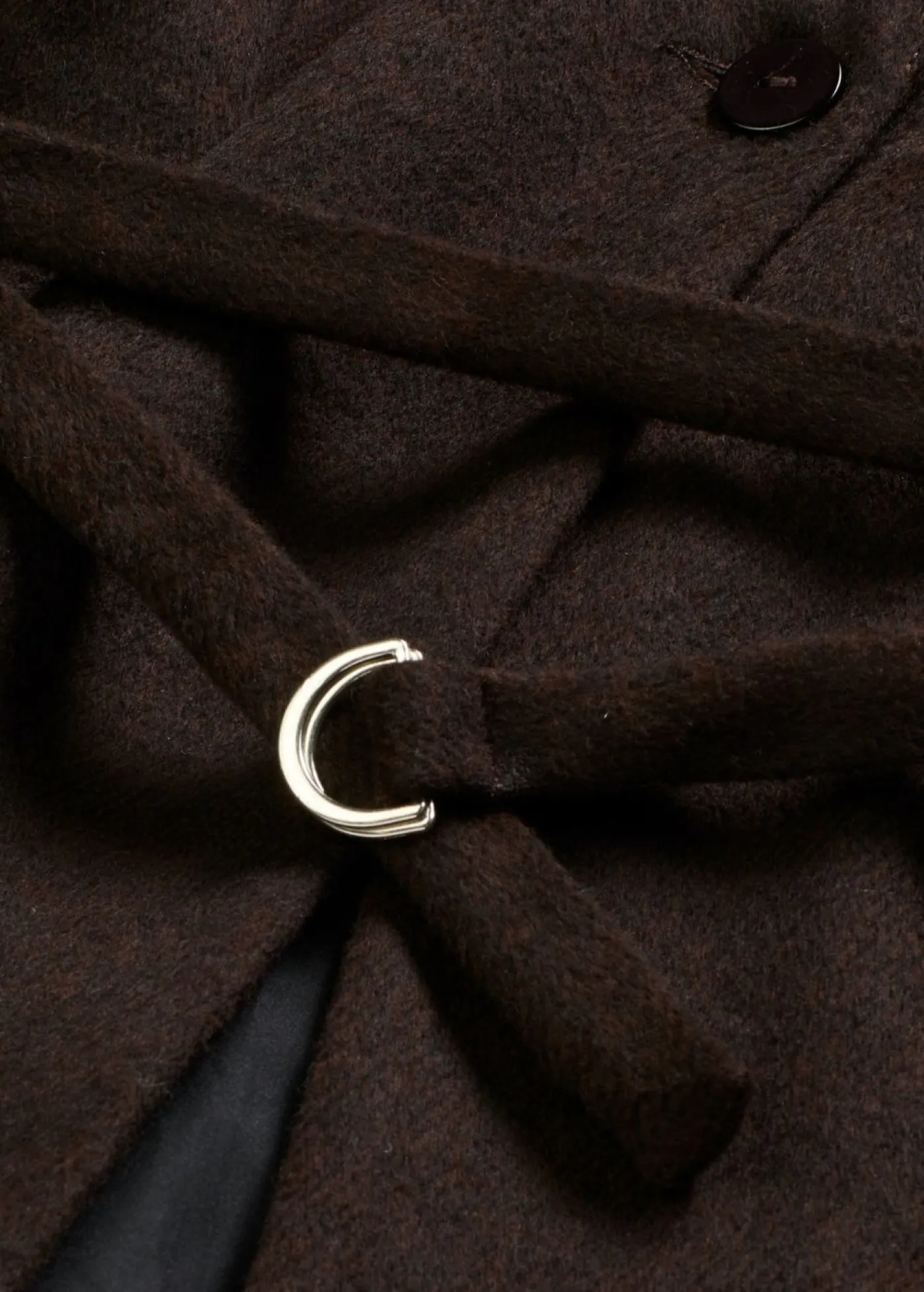 bonprix bonprix Chaquetas Y Abrigos>Abrigo Marrón oscuro-negro