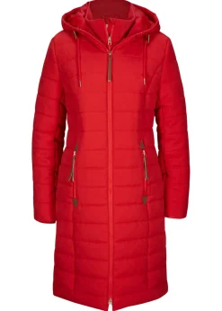 bonprix bonprix Chaquetas Y Abrigos>Abrigo acolchado, aspecto 2 en 1 rojo intenso