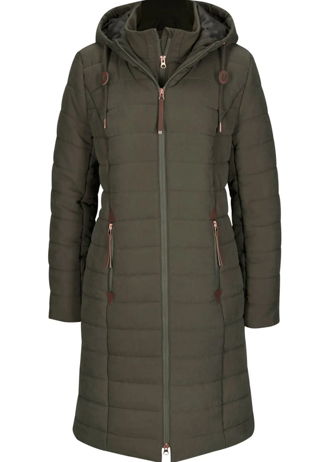 Mujer bonprix bonprix Abrigo acolchado, aspecto 2 en 1