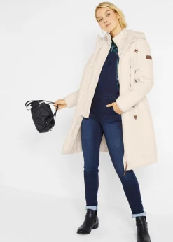 Mujer bonprix bonprix Abrigo acolchado, aspecto 2 en 1