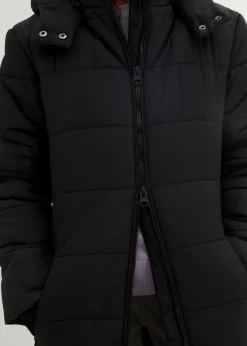 Niños bonprix bonprix Abrigo acolchado con capucha desmontable