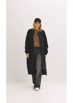 Mujer bonprix bonprix Abrigo con cuello de punto