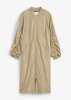 bonprix bonprix Chaquetas Y Abrigos|Novedades>Abrigo con cuello de punto Caqui nuevo