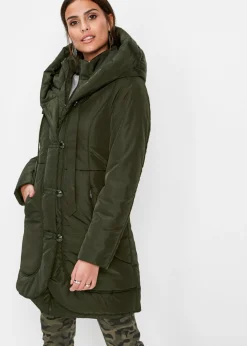 bonprix bonprix Chaquetas Y Abrigos>Abrigo corto acolchado Verde oliva oscuro