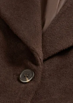 Mujer bonprix bonprix Abrigo corto con aspecto de lana