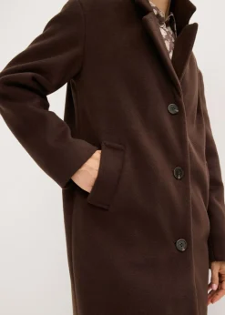 Mujer bonprix bonprix Abrigo corto con aspecto de lana