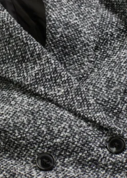 bonprix bonprix Chaquetas Y Abrigos>Abrigo corto con aspecto de lana Antracita oscuro jaspeado