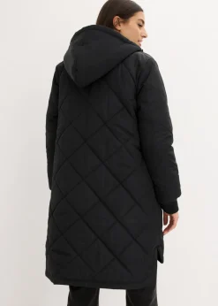 Mujer bonprix bonprix Abrigo corto con capucha y acolchado