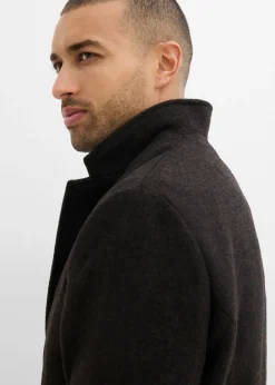 Hombre bonprix bonprix Abrigo corto con contenido de lana