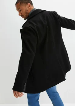 Hombre bonprix bonprix Abrigo corto con contenido de lana