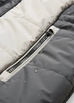 Mujer bonprix bonprix Abrigo corto para exteriores con pelo sintético y material impermeable