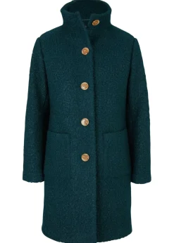 Mujer bonprix bonprix Abrigo de bouclé con bolsillos