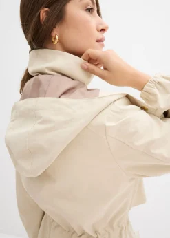 Mujer bonprix bonprix Abrigo de entretiempo con capucha desmontable