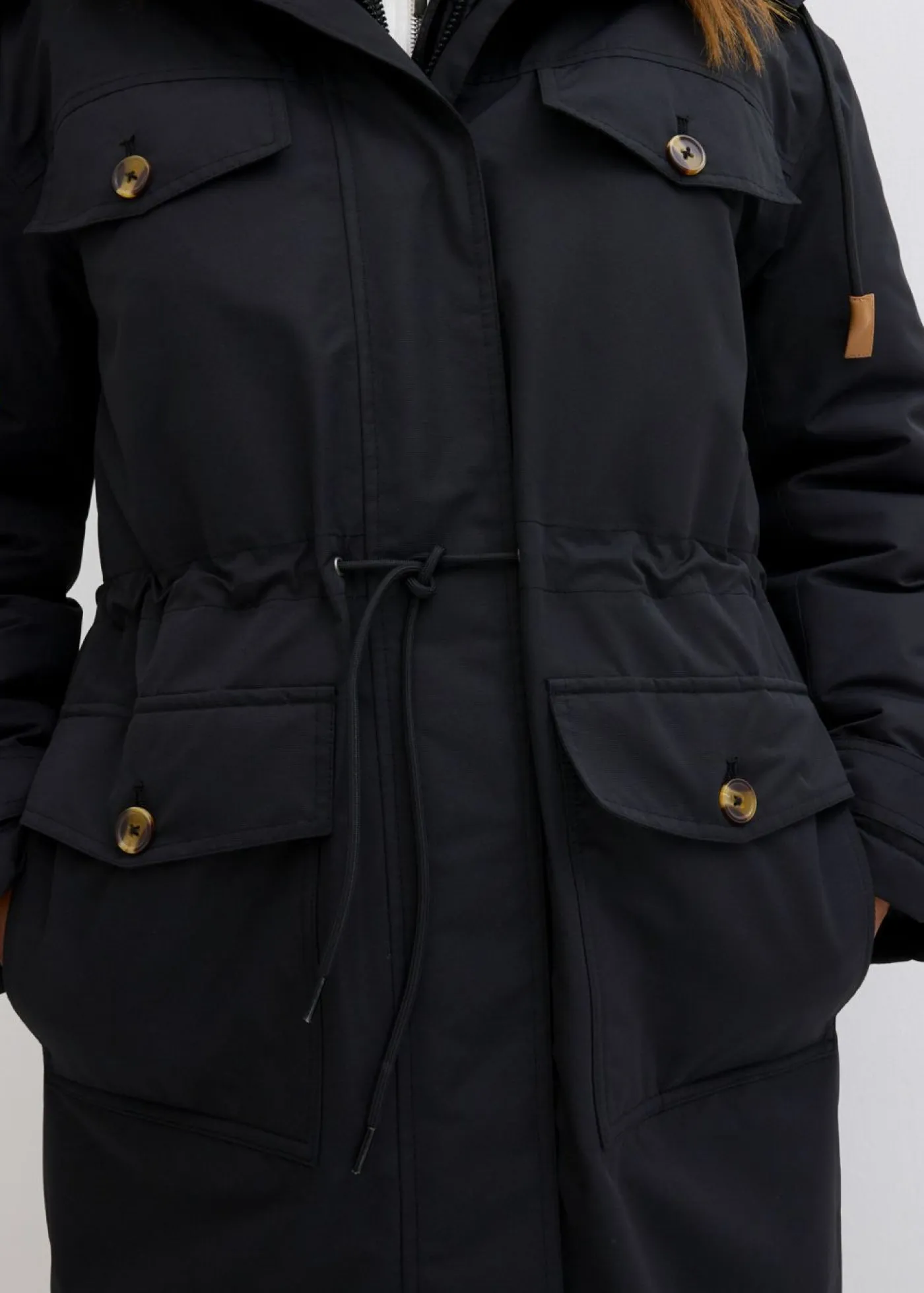 bonprix bonprix Chaquetas Y Abrigos>Abrigo de invierno, aspecto 2 en 1 Negro