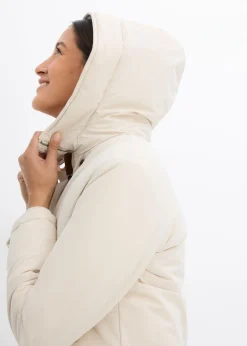 Mujer bonprix bonprix Abrigo de invierno con forro de peluche en la capucha