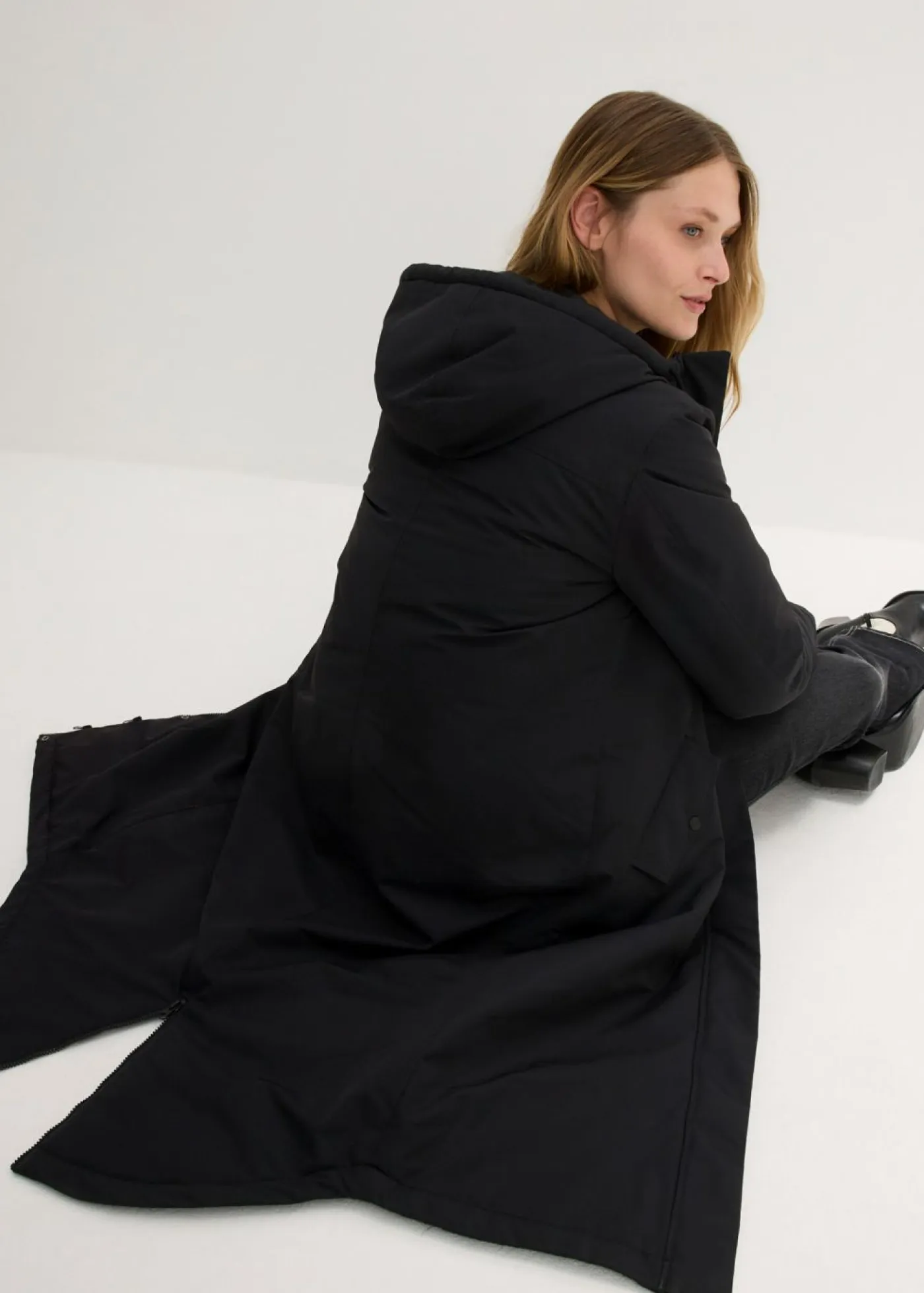 Mujer bonprix bonprix Abrigo de invierno con guateado interior