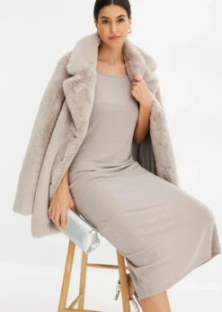 Mujer bonprix bonprix Abrigo de pelo sintético