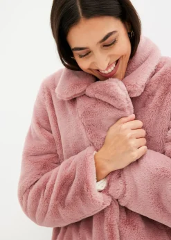 Mujer bonprix bonprix Abrigo de piel sintética