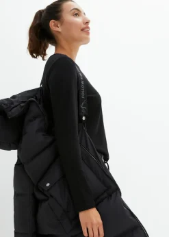 Mujer bonprix bonprix Abrigo de plumón con detalles reflectantes