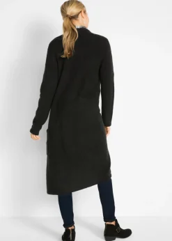 Mujer bonprix bonprix Abrigo de punto con bolsillos de parche