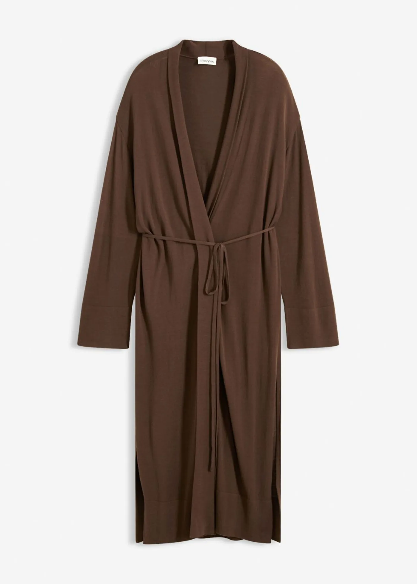 bonprix bonprix Jerséis|Ropa De Punto>Abrigo de punto de mezcla de viscosa suave marrón