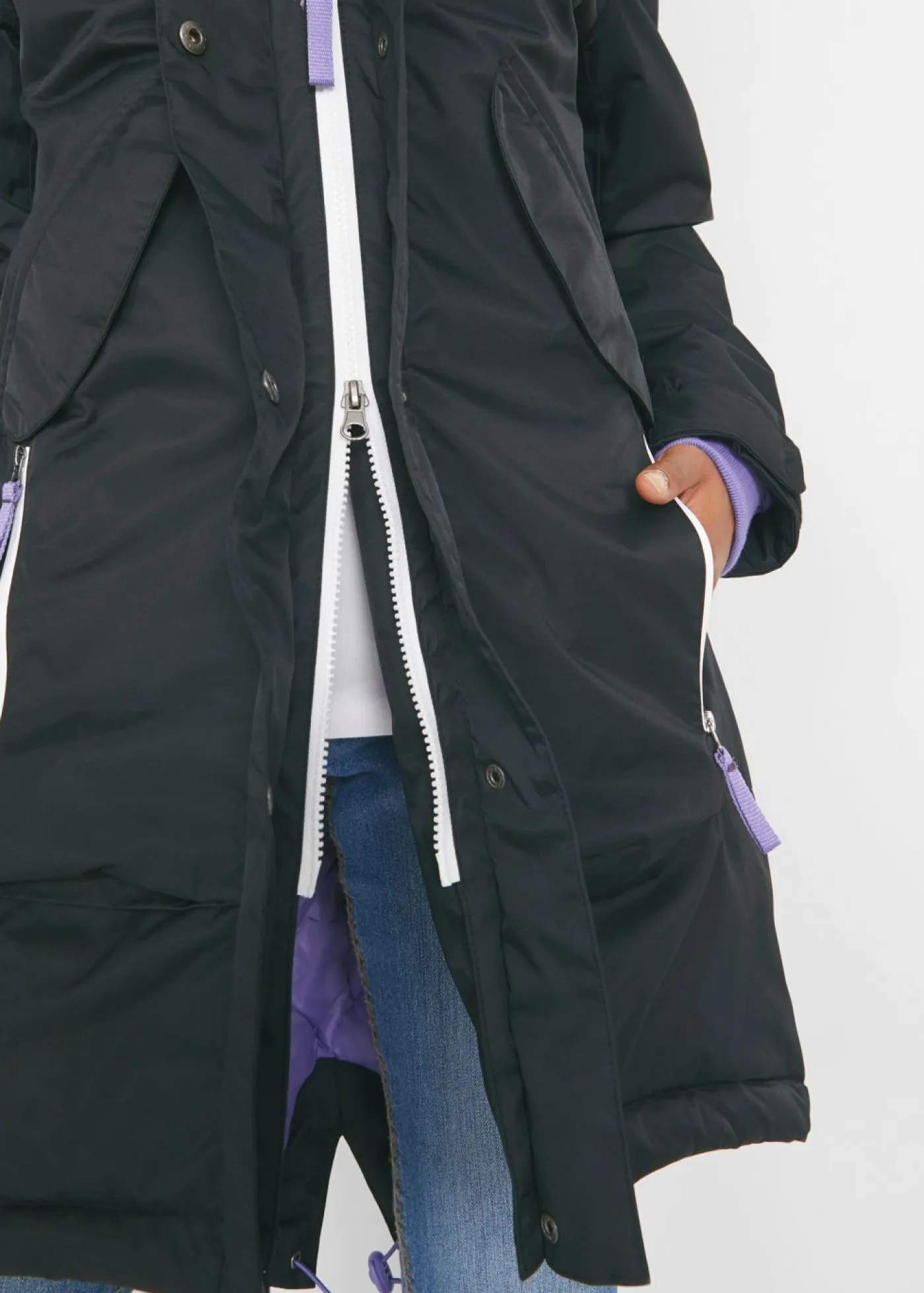 bonprix bonprix Chaquetas Y Abrigos>Abrigo funcional impermeable Negro