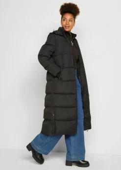 bonprix bonprix Chaquetas Y Abrigos>Abrigo guateado funcional con tecnología térmica aislante Negro