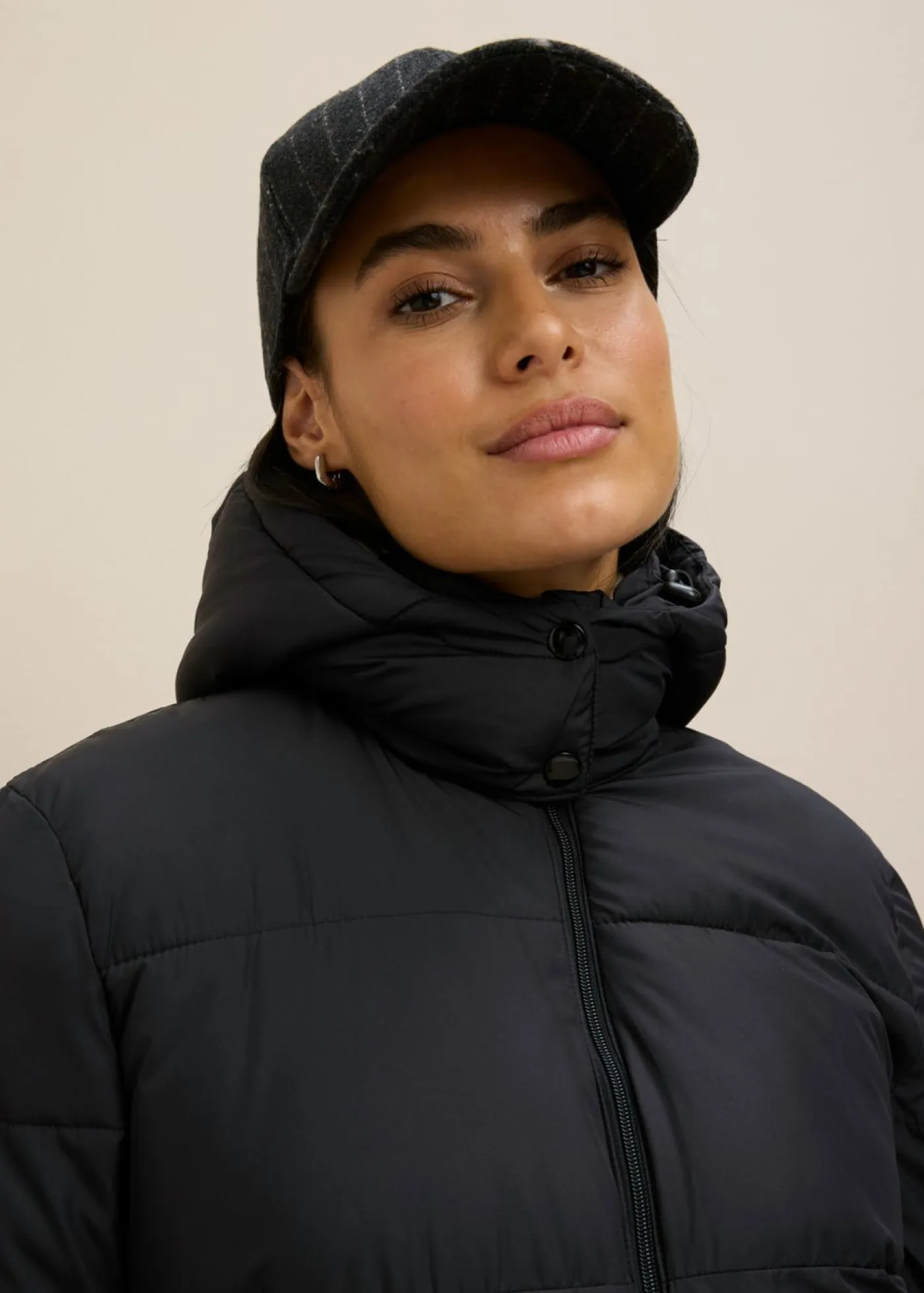 bonprix bonprix Chaquetas Y Abrigos>Abrigo guateado funcional con tecnología térmica aislante Negro