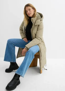 Mujer bonprix bonprix Abrigo guateado impermeable