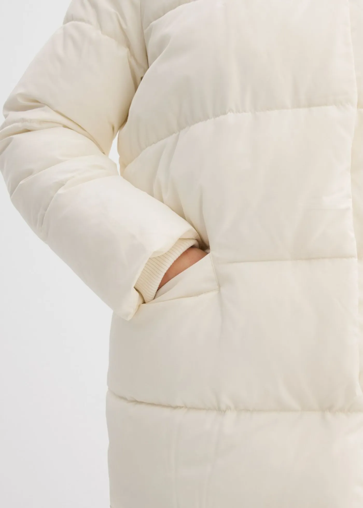 bonprix bonprix Chaquetas Y Abrigos>Abrigo guateado oversize blanco perla