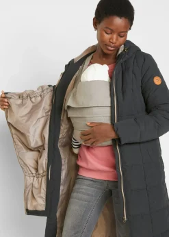 Mujer bonprix bonprix Abrigo guateado premamá de porteo 3 en 1 con poliéster reciclado