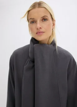 Mujer bonprix bonprix Abrigo holgado con dos bolsillos cosidos