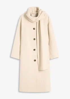 Mujer bonprix bonprix Abrigo holgado con dos bolsillos cosidos