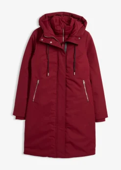 bonprix bonprix Chaquetas Y Abrigos>Abrigo impermeable 2 en 1 para exteriores Rojo