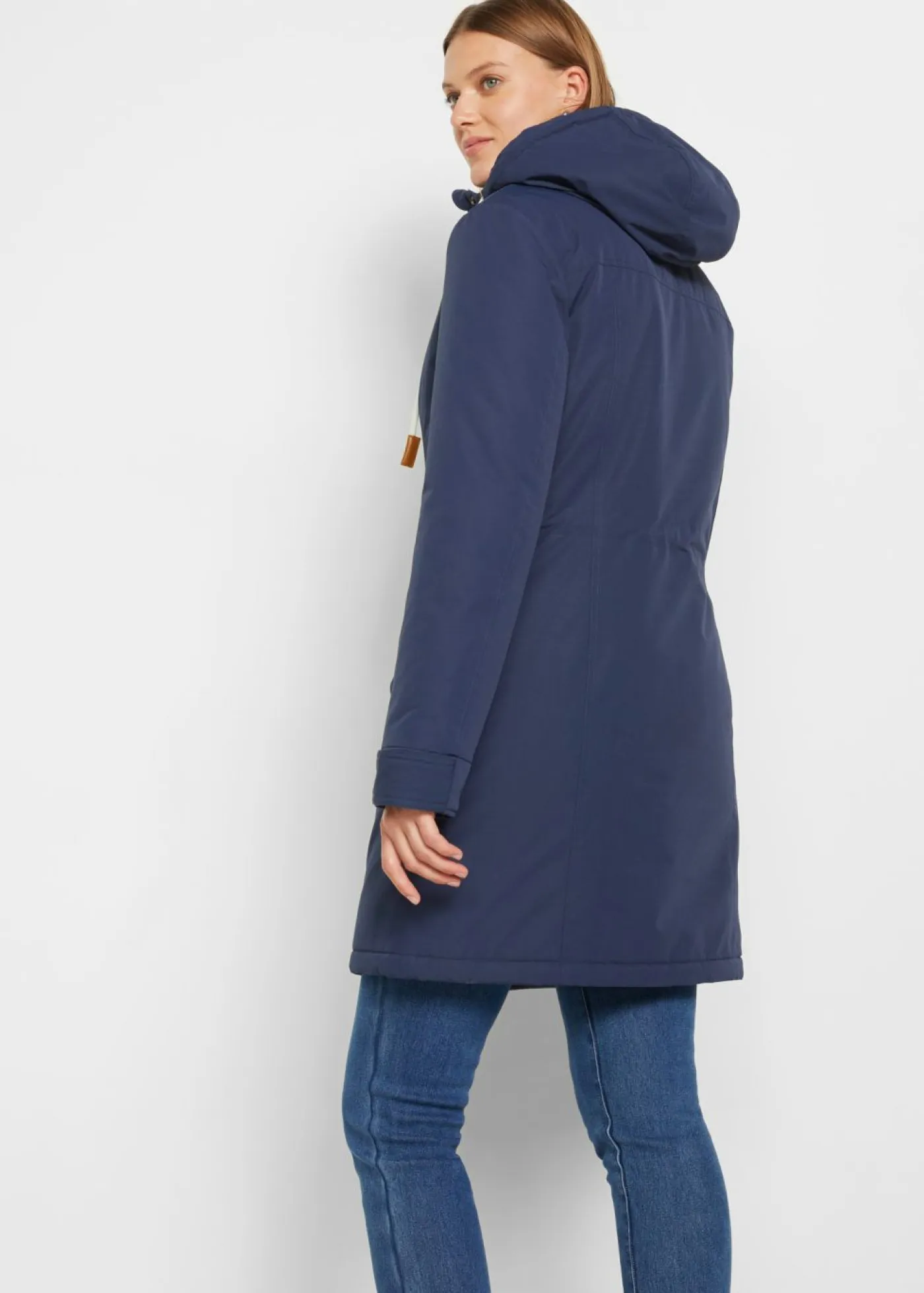 bonprix bonprix Chaquetas Y Abrigos>Abrigo impermeable para exteriores Azul marino