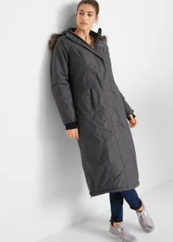 Mujer bonprix bonprix Abrigo impermeable para exteriores con pelo sintético