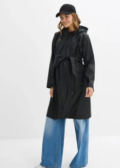 Mujer bonprix bonprix Abrigo impermeable y cortavientos 3 en 1 premamá y de porteo con dos insertos