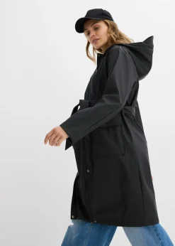 Mujer bonprix bonprix Abrigo impermeable y cortavientos 3 en 1 premamá y de porteo con dos insertos