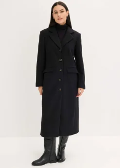 Mujer bonprix bonprix Abrigo largo de imitación de lana