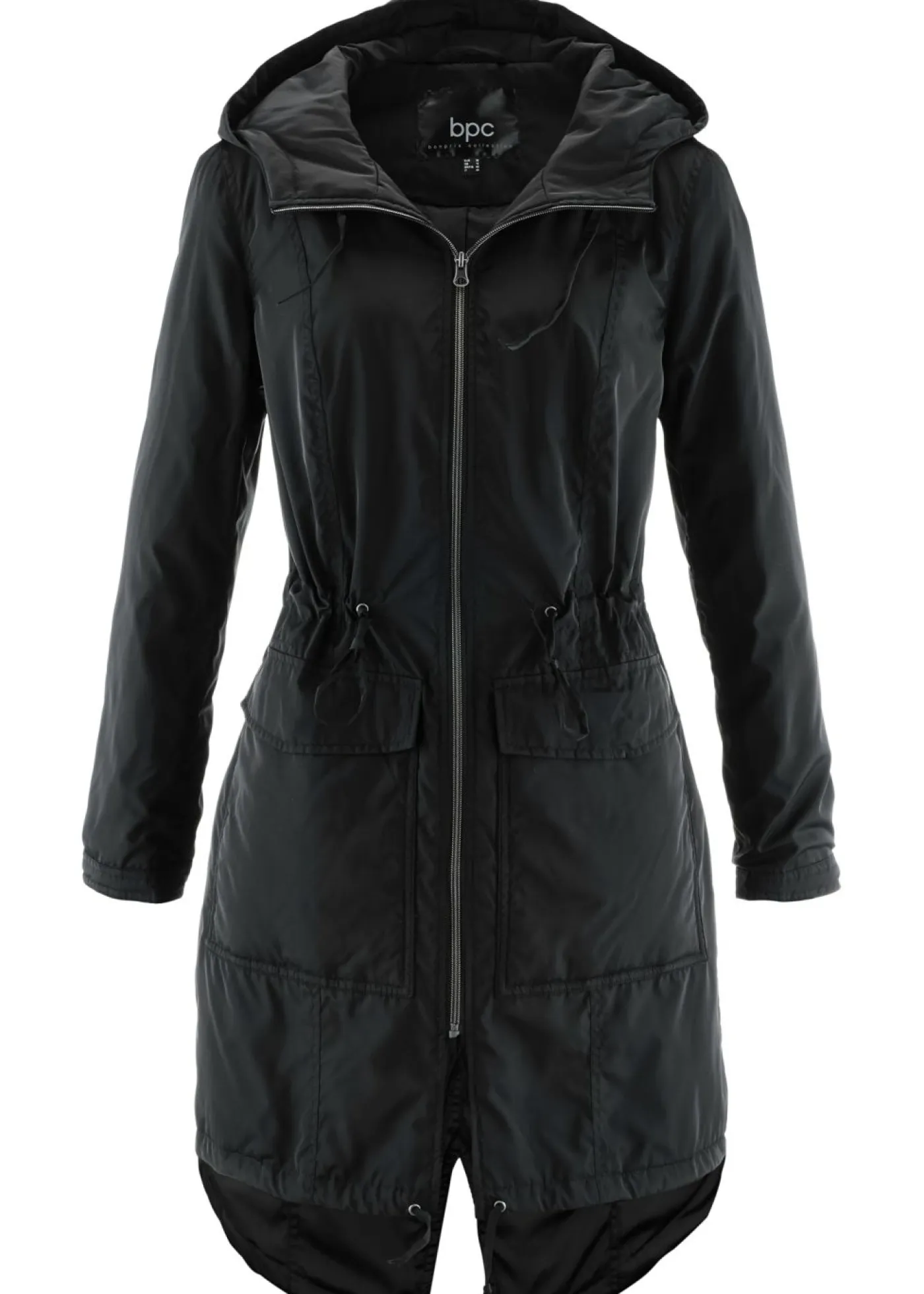 Mujer bonprix bonprix Abrigo ligeramente acolchado con cordón