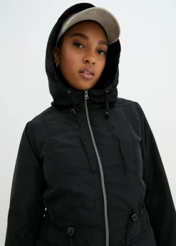 Mujer bonprix bonprix Abrigo ligeramente acolchado con cordón