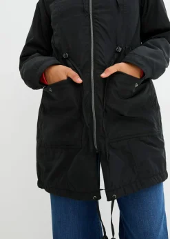 Mujer bonprix bonprix Abrigo ligeramente acolchado con cordón