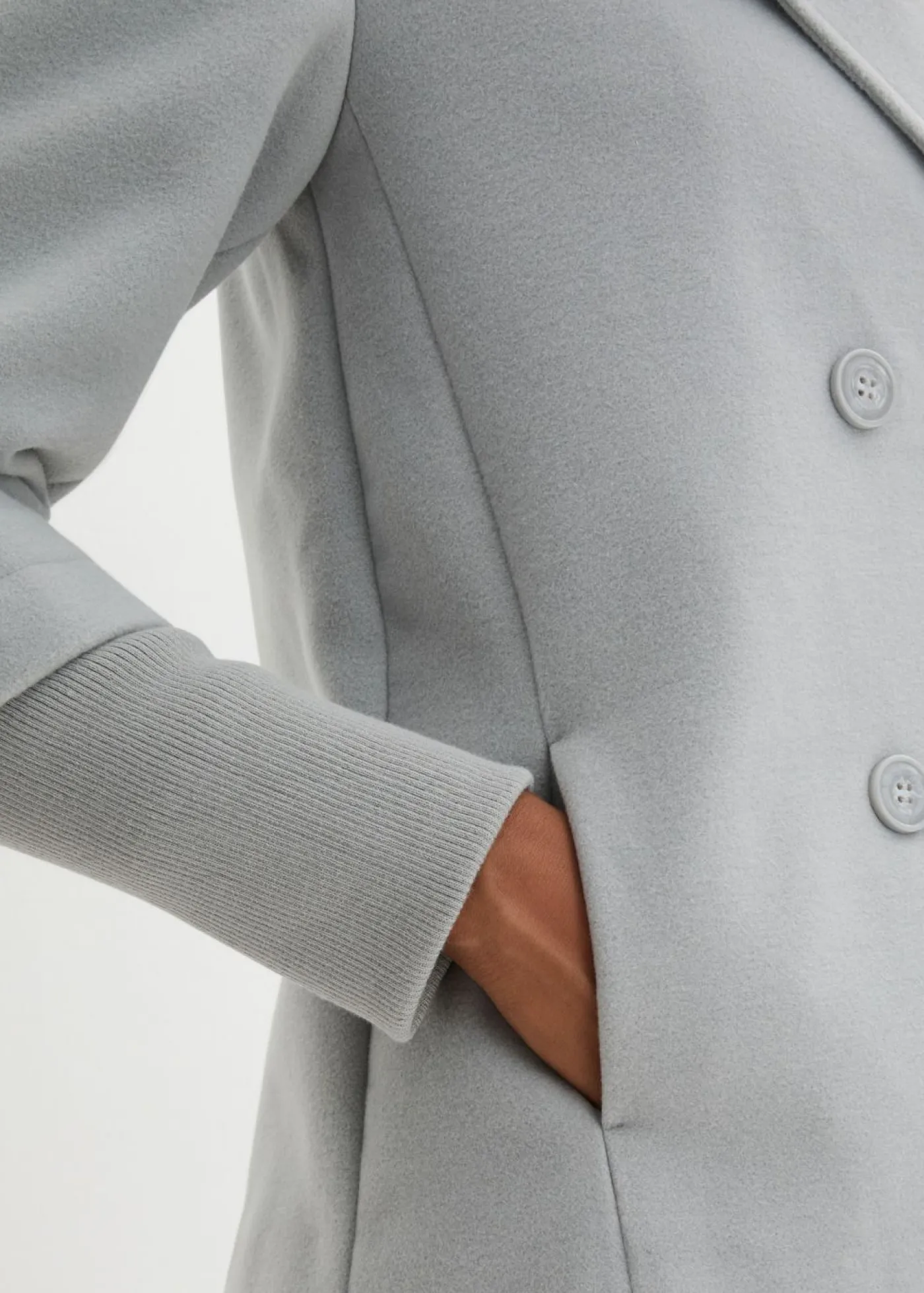 Mujer bonprix bonprix Abrigo marinero con mangas de punto