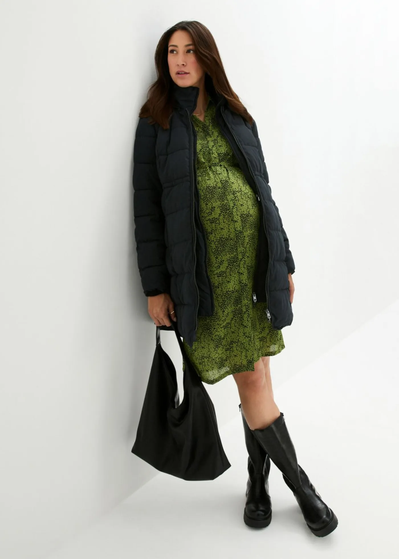 bonprix bonprix Premamá>Abrigo para portabebés/chaqueta premamá para el embarazo y después del embarazo Negro