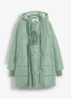 Mujer bonprix bonprix Abrigo premamá 3 en 1 con inserto de porteo