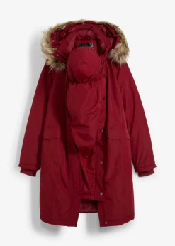 Mujer bonprix bonprix Abrigo premamá impermeable y cortavientos 3 en 1 con inserto de porteo