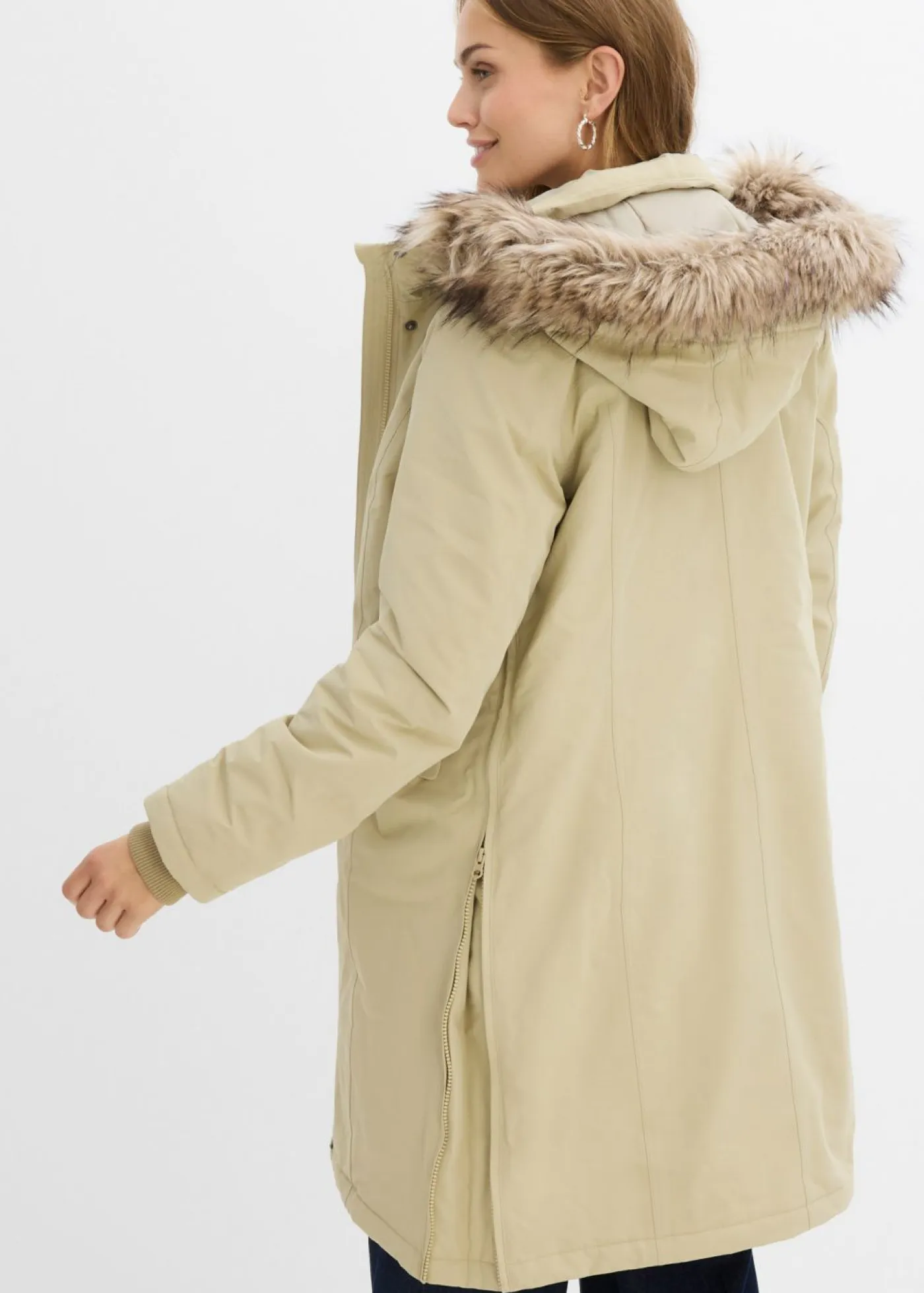 Mujer bonprix bonprix Abrigo premamá impermeable y cortavientos 3 en 1 con inserto de porteo