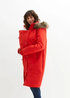 Mujer bonprix bonprix Abrigo premamá y de porteo, guateado, 3 en 1