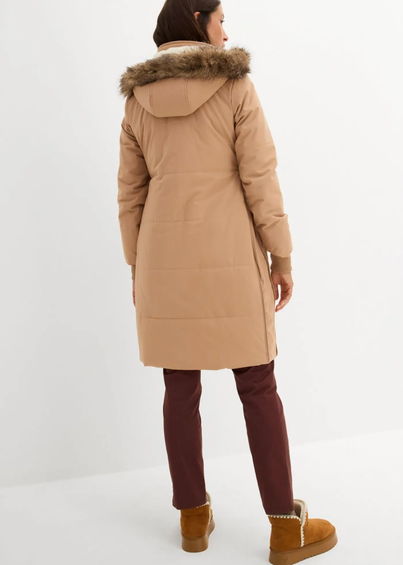 bonprix bonprix Premamá>Abrigo premamá y de porteo, guateado, 3 en 1 Camel