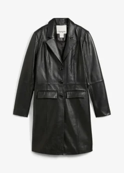 Mujer bonprix bonprix Abrigo tipo americana de napa de cordero